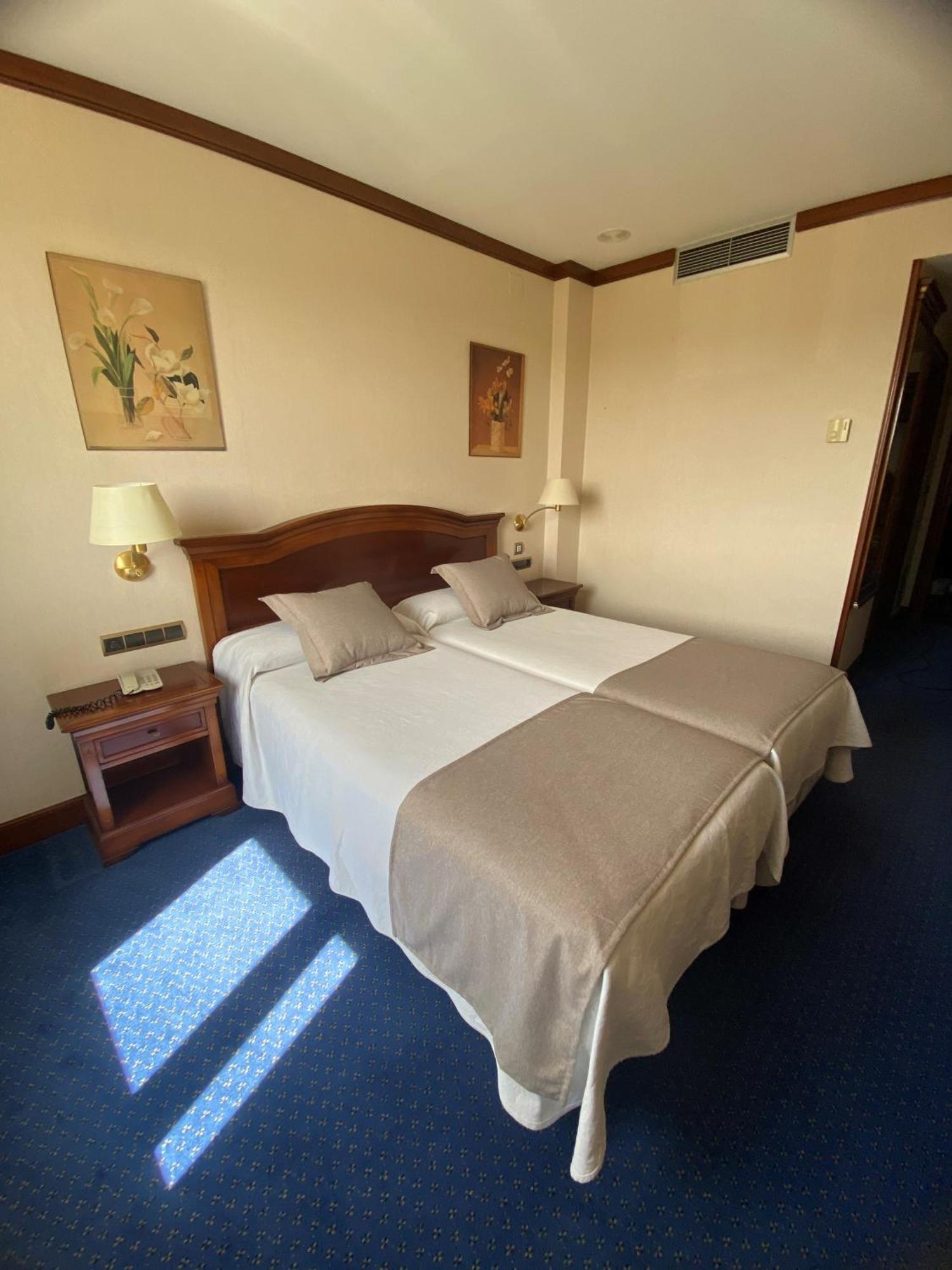 Hotel Villa De Almazan Bagian luar foto