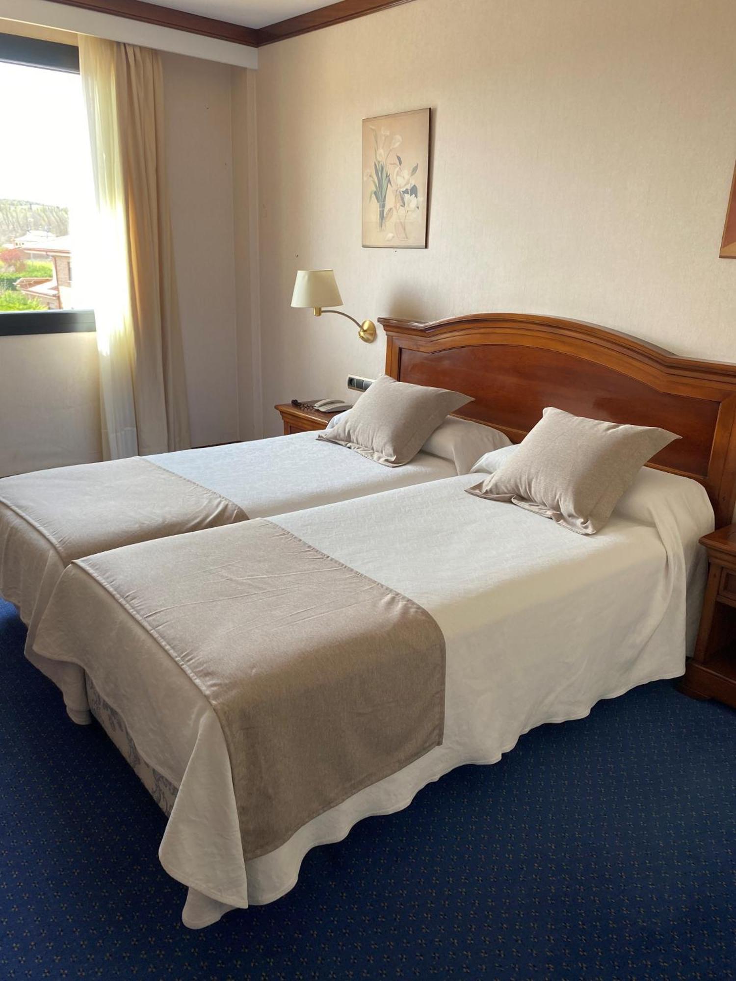 Hotel Villa De Almazan Bagian luar foto